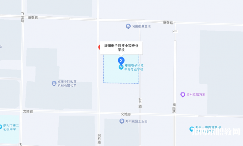 中牟電子科技中等專業(yè)學(xué)校地址，乘車路線